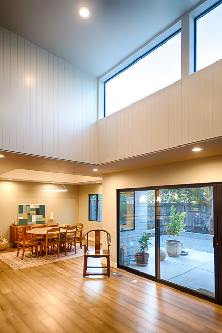  Raised ceiling and clerestory 