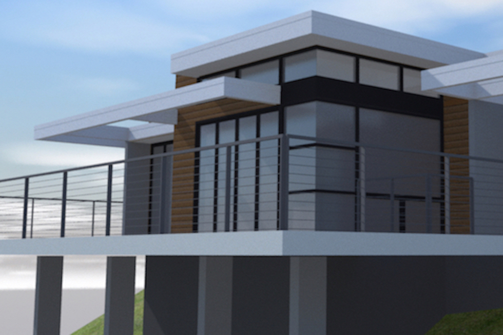  Exterior hillside view 